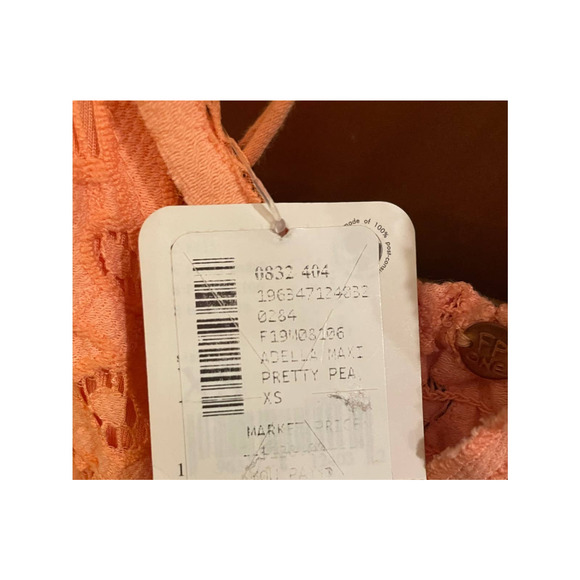 Free People's Adella Maxi in Pretty Peach, XS - Picture 4 of 5